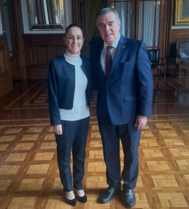 El Presidente Francisco Cervantes se reúne con la Presidenta de México,Claudia Sheinbaum